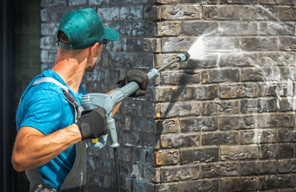 Brick Wall Cleaning in Bloomington