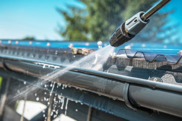 Gutter Jet Washing in Bloomington