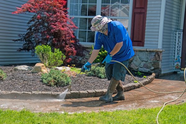 Brick Walkway Cleaning in Bloomington